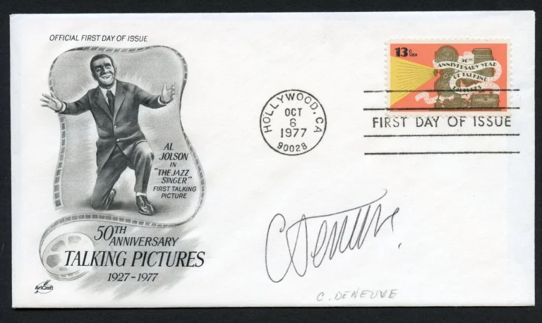 Catherine Deneuve signed autograph auto Actress The Last Metro First Day Cover