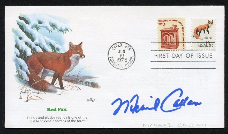 Michael Callan signed autograph auto Actor Reef in West Side Story FDC