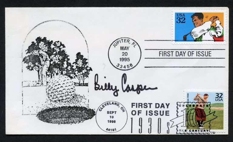 Billy Casper d2015 signed autograph auto Professional Golfer First Day Cover