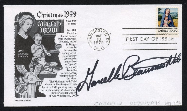 Garcelle Beauvais signed autograph auto Actress NYPD Blue Postal Cover FDC