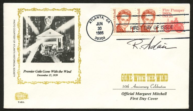 Ron Adair signed autograph auto Stamp Designer Postal Cover FDC