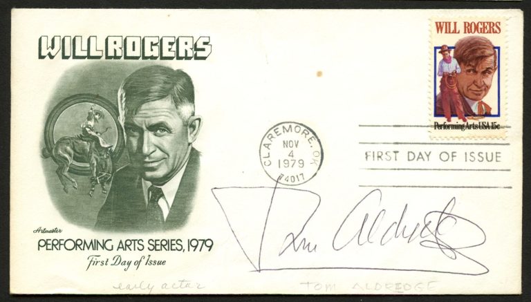 Tom Aldredge d2011 signed autograph auto Actor as Shakespeare Postal Cover FDC