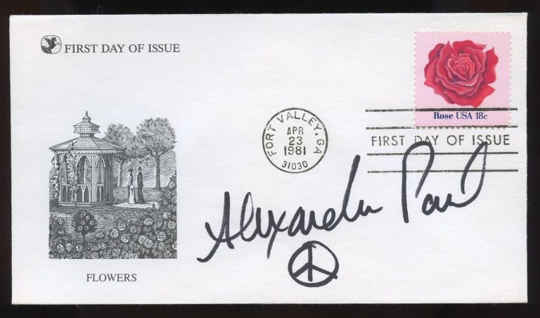 Alexandra Paul signed autograph American Model Actress in Film Christine FDC