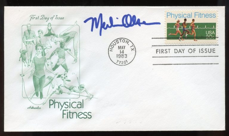 Merlin Olsen signed autograph auto American Football Player Announcer Actor FDC