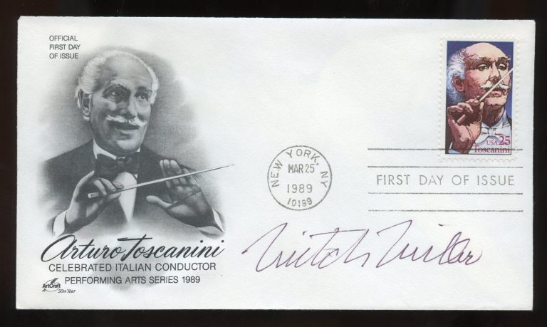 Mitch Miller d2010 signed autograph Amer. Choral Conductor Record Producer FDC