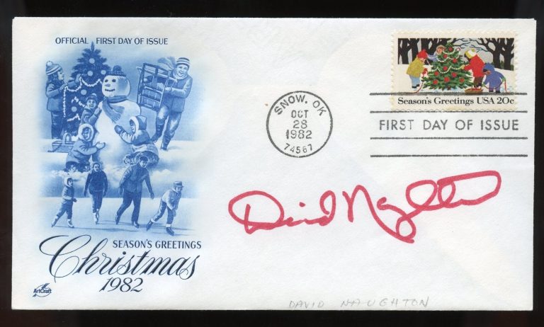 David Naughton signed autograph American Actor American Werewolf in London FDC