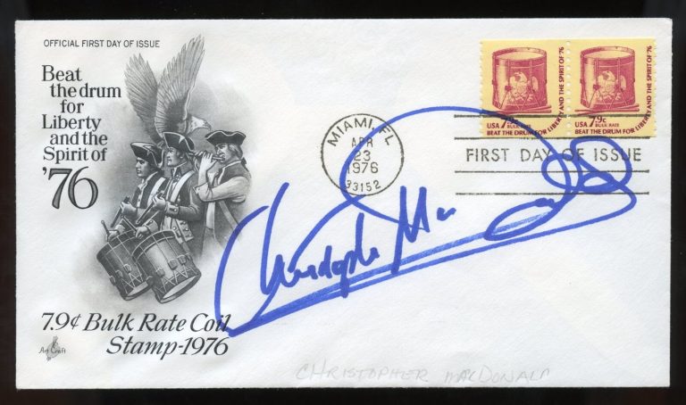 Christopher McDonald signed autograph auto American Film Theater Voice Actor FDC