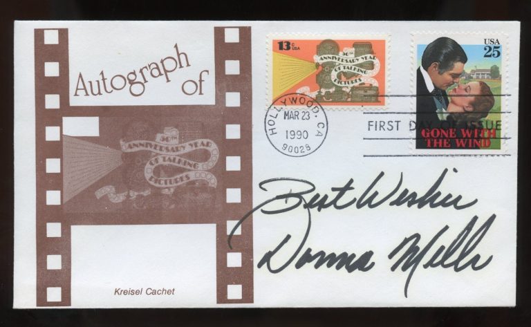 Donna Mills signed autograph auto American Actress on The Secret Storm FDC