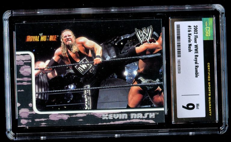 Kevin Nash #16 Fleer WWE Royal Rumble 2002 Wrestling Trading Card CSG 9