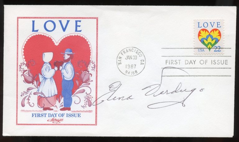 Elena Verdugo d2017 signed autograph American Actress Cavalier of the West FDC