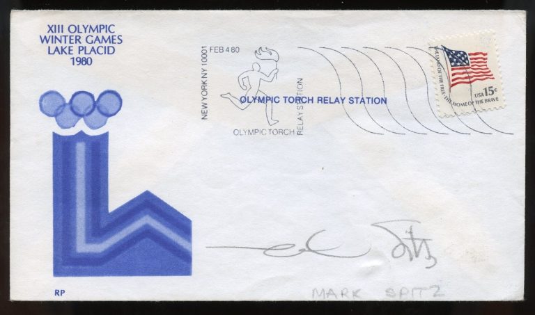 Mark Spitz signed auto USA Competitive Swimmer 1972 Summer Olympics FDC