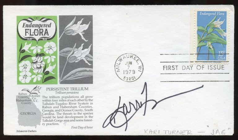 Karri Turner signed autograph auto Actress as Harriet Sims in TV Series JAG FDC