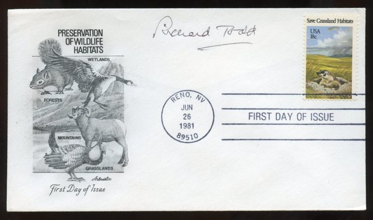 Richard Todd d2009 signed autograph Irish-British Actor in The Hasty Heart FDC