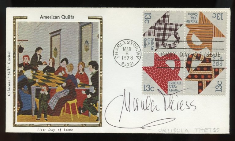 Ursula Thiess d2010 signed autograph German Film Actress in The Iron Glove FDC