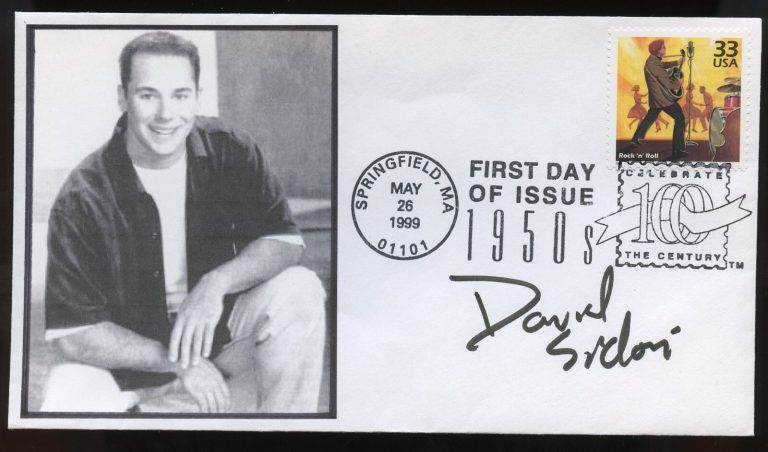 David Sidoni signed autograph auto American Actor in Beverly Hills 90210 FDC