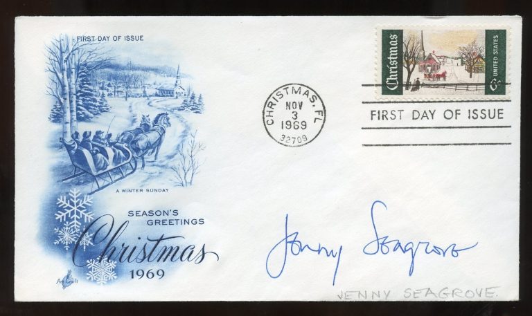 Jenny Seagrove signed autograph auto English Actress in A Woman of Substance FDC