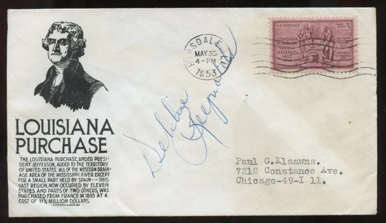 Debbie Reynolds d2016 signed autograph American Actress Three Little Words FDC