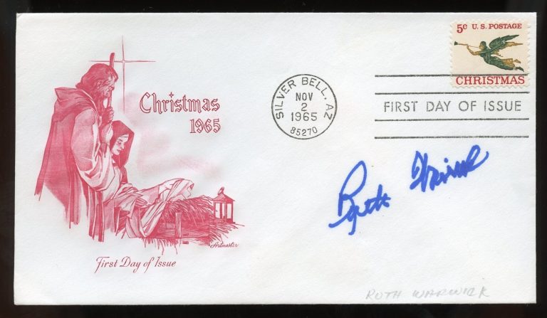 Ruth Warwick d2005 signed autograph auto American Actress on All My Children FDC