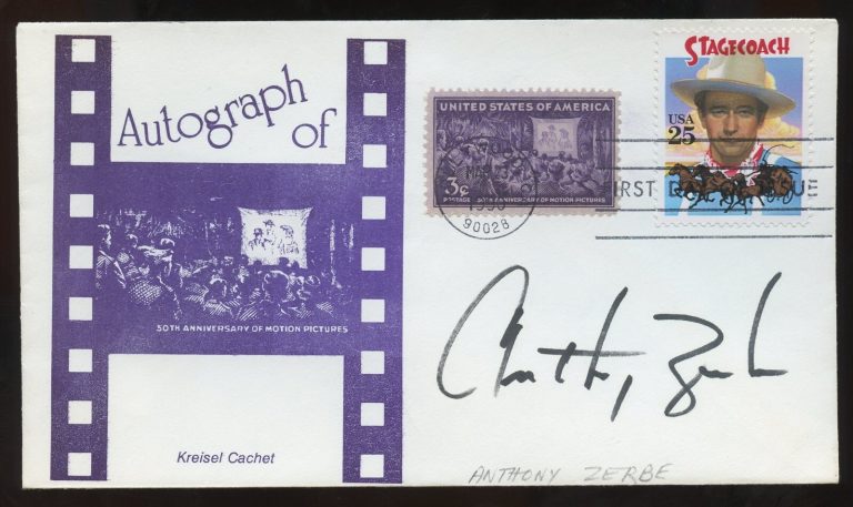 Anthony Zerbe signed autograph American Actor as Matthias in The Omega Man FDC