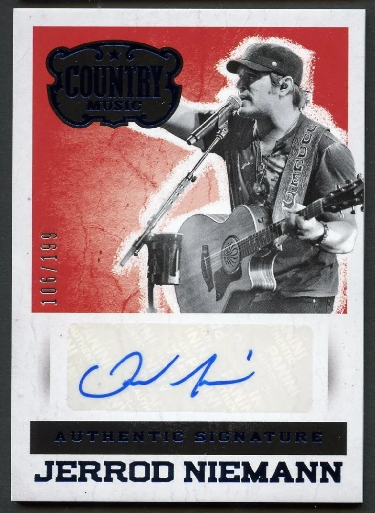 Jerrod Niemann #S-JEN signed autograph 2014 Panini Country Music Card 106/199