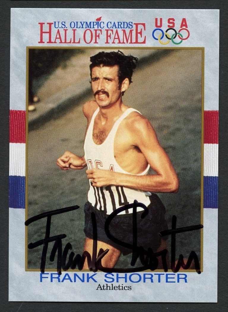 Frank Shorter #21 signed autograph auto 1991 Impel Olympic Hall of Fame Card