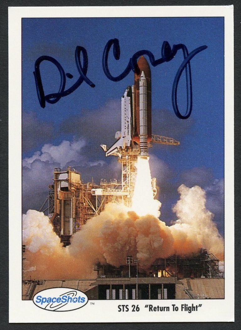 Richard Dick Covey signed autograph auto Space Shots Trading Card NASA