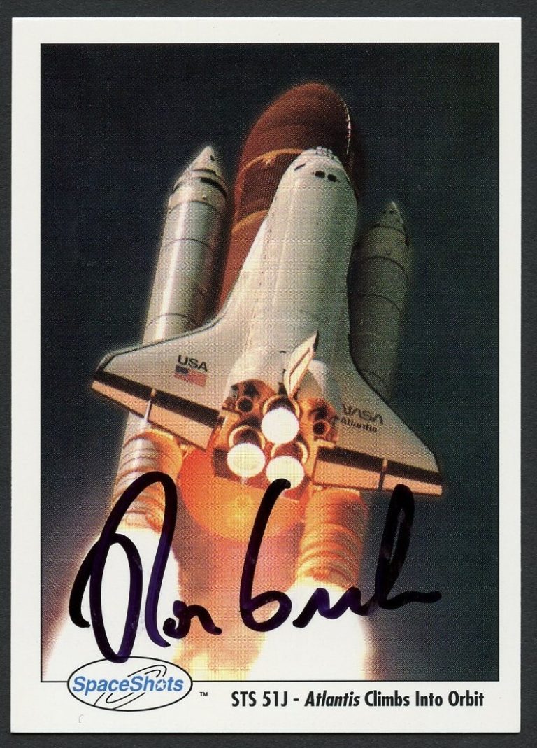 Ron Grabe signed autograph auto Space Shots Trading Card NASA