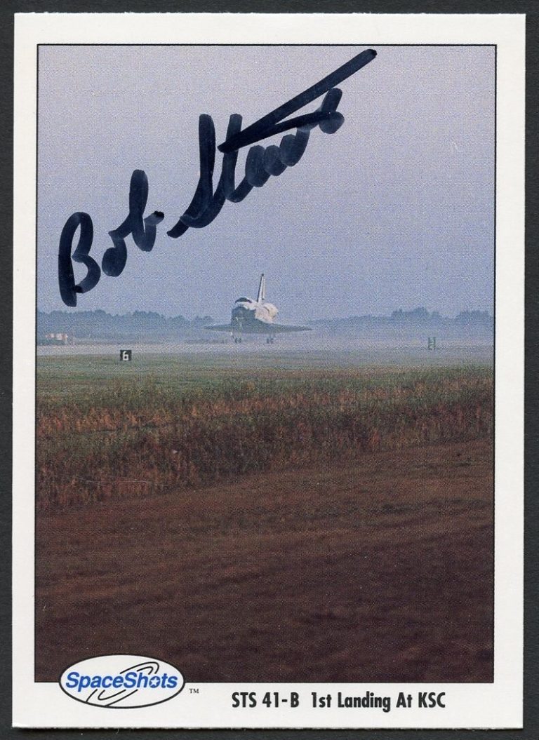 Robert Bob Stewart signed autograph auto Space Shots Trading Card NASA