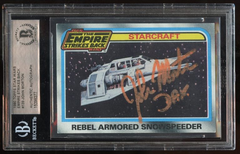 John Morton #139 signed autograph auto American Actor Star Wars BAS Slabbed