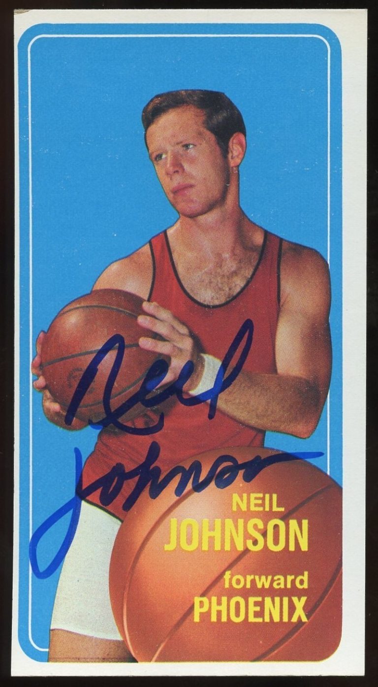 Neil Johnson #17 signed autograph auto 1970-71 Topps Basketball Trading Card