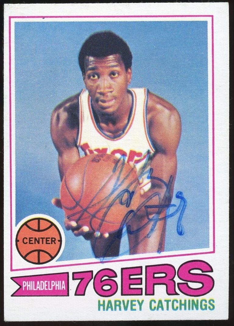 Harvey Catchings #81 signed autograph auto 1977-78 Topps Basketball Trading Card