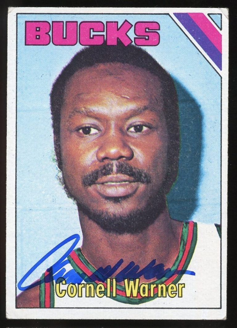 Cornell Warner #72 signed autograph auto 1975-76 Topps Basketball Trading Card