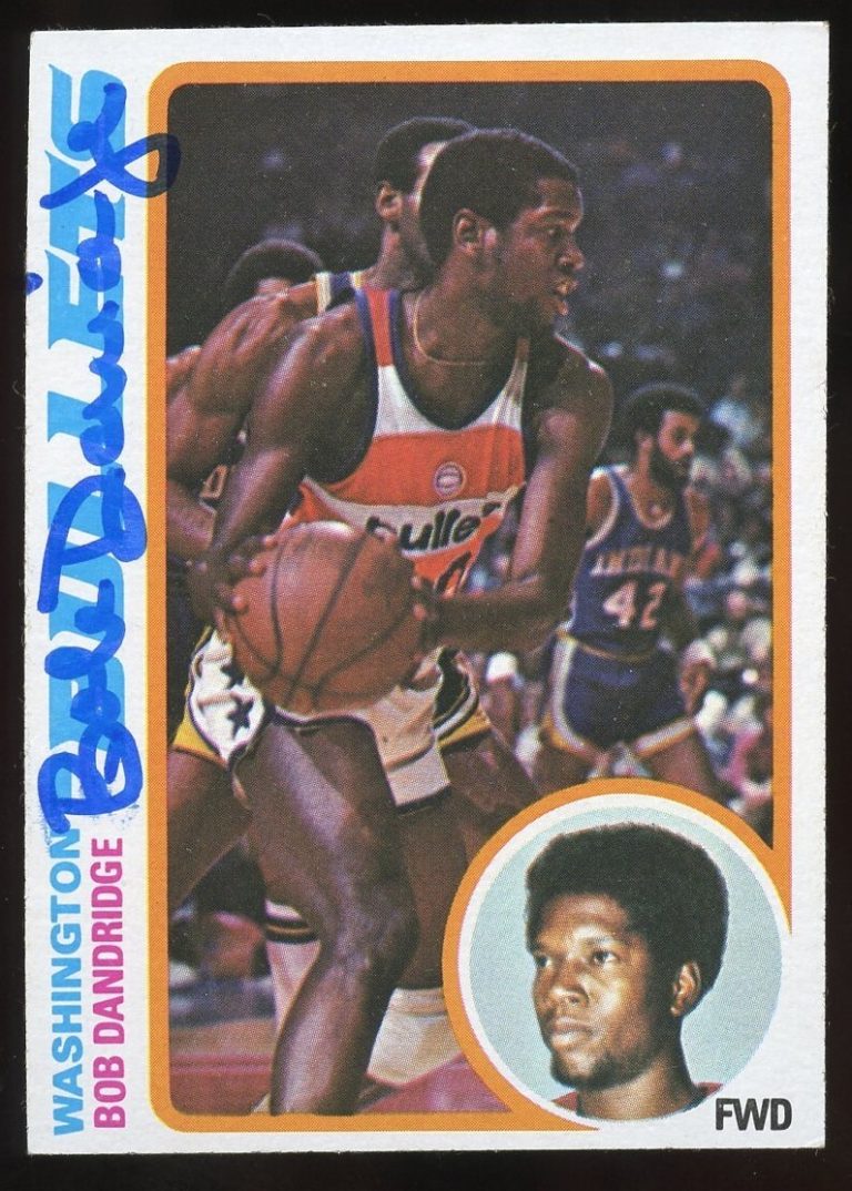 Bob Dandridge #92 signed autograph auto 1978-79 Topps Basketball Trading Card