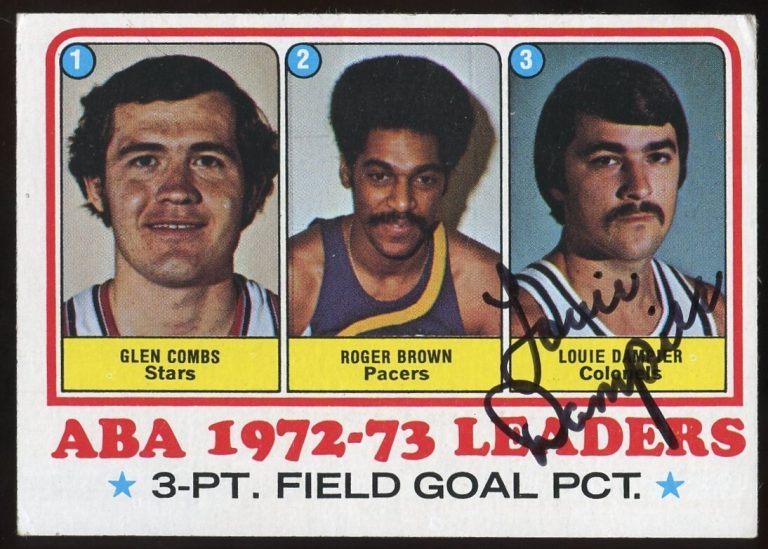 Louie Dampier #236 signed autograph auto 1973-74 Topps Basketball Trading Card