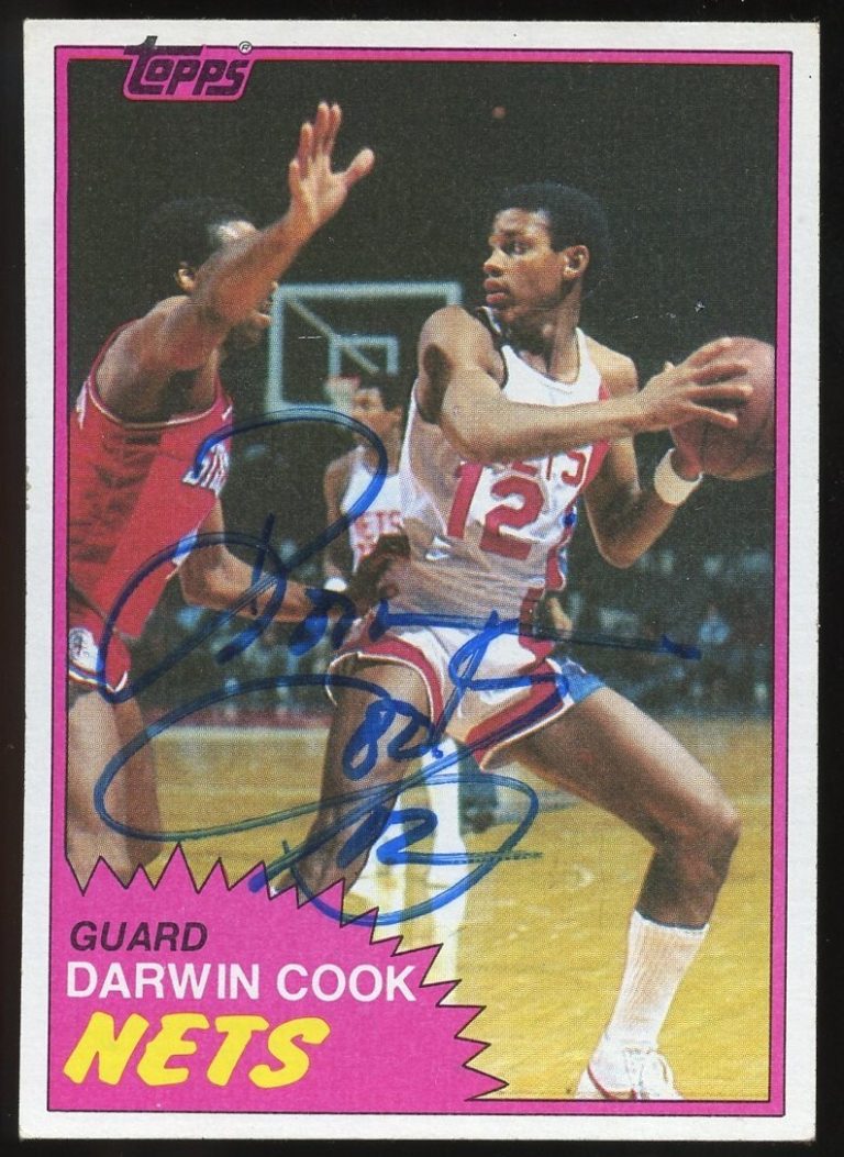 Darvin Cook #77 signed autograph auto 1981-82 Topps Basketball Trading Card