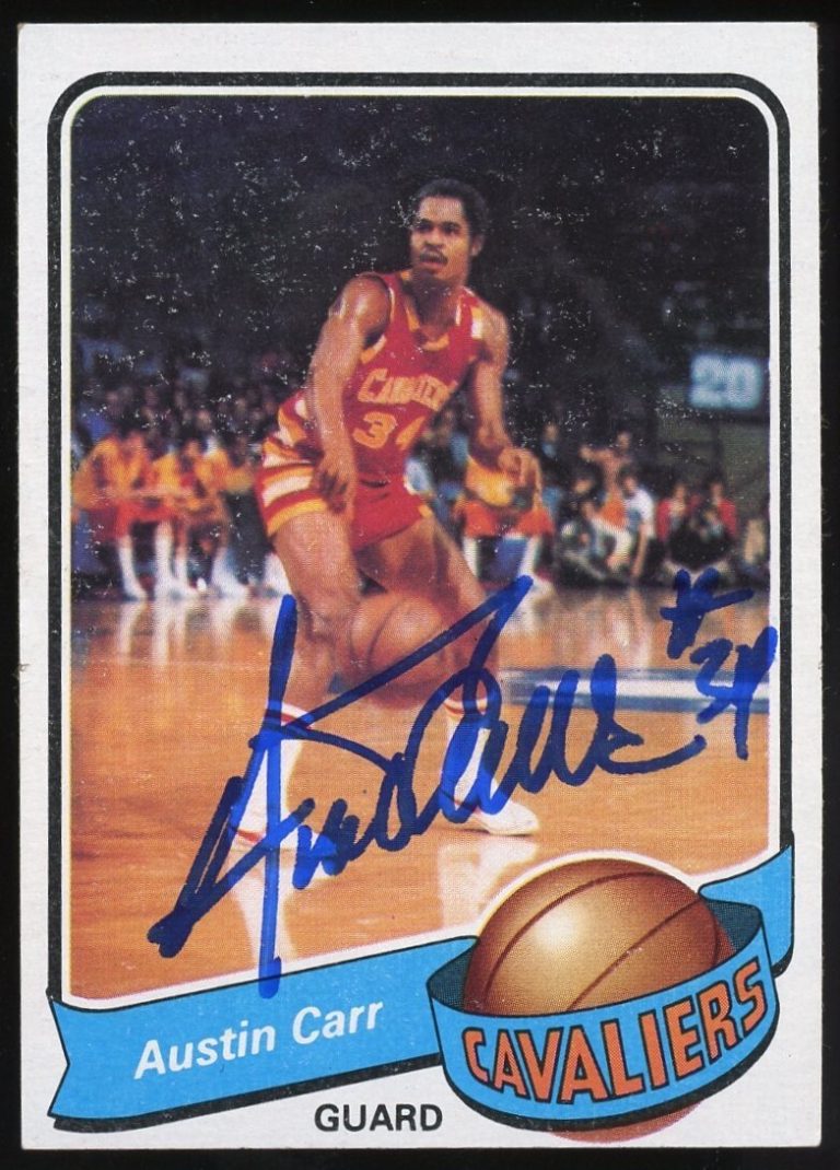 Austin Carr #76 signed autograph auto 1979-80 Topps Basketball Trading Card