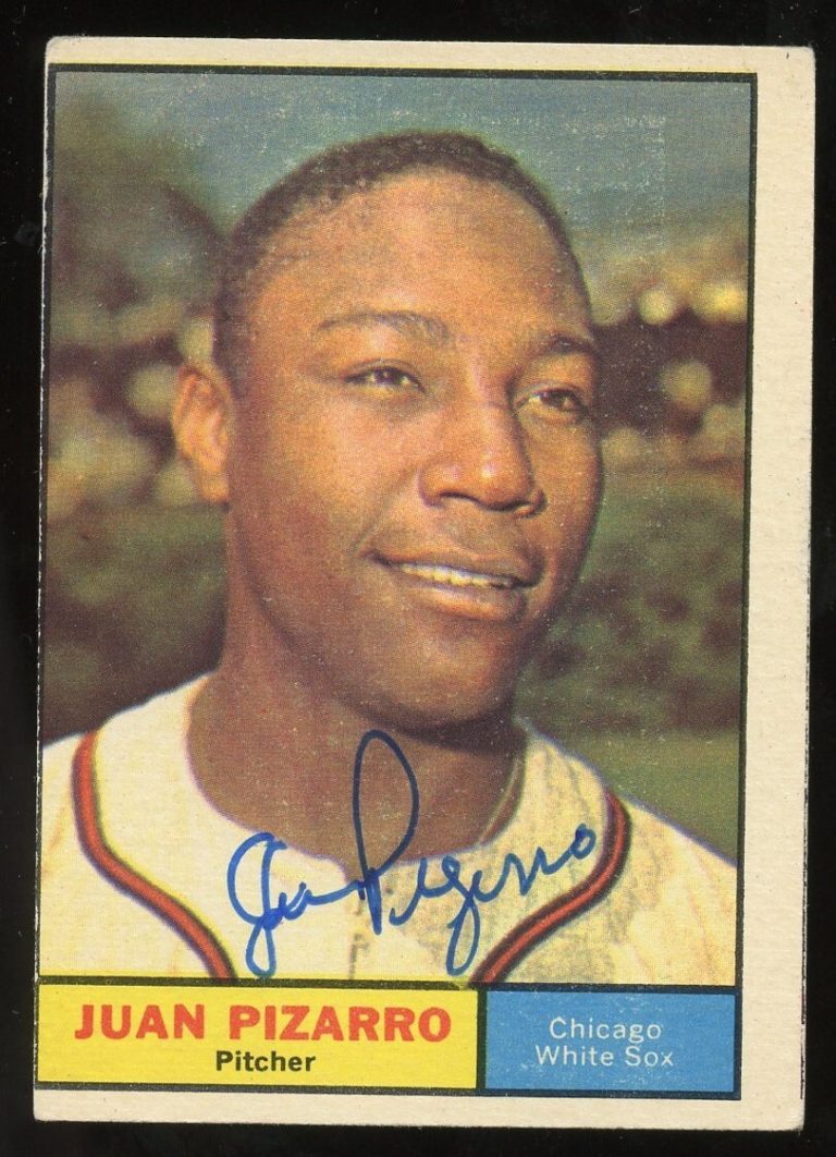 Juan Pizarro #227 signed autograph auto 1961 Topps Baseball Trading Card