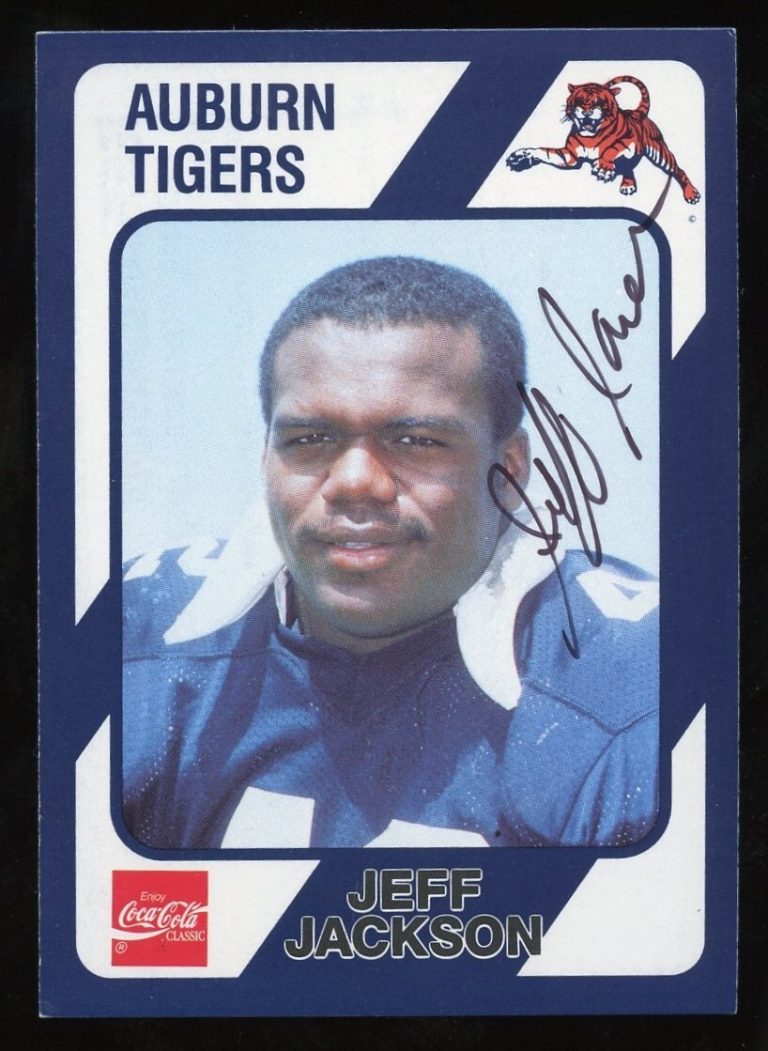 Jeff Jackson #142 signed autograph auto Auburn Collegiate Collection Card