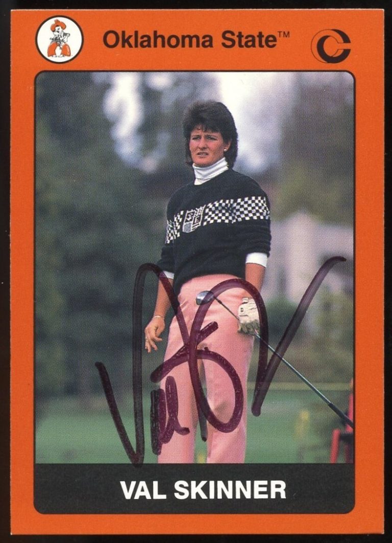 Val Skinner #79 signed autograph Oklahoma State Collegiate Collection Card