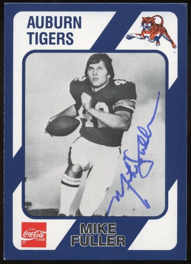 Mike Fuller #16 signed autograph auto Auburn Collegiate Collection Card