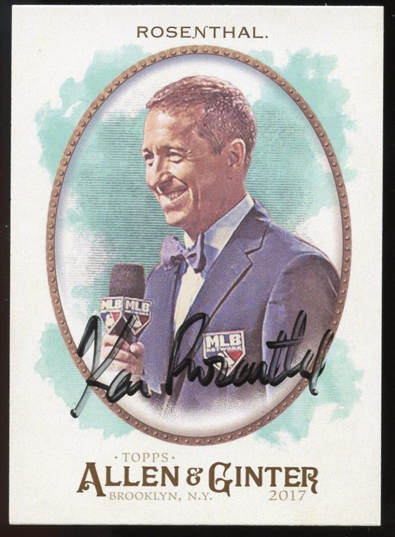 Ken Rosenthal #89 signed autograph auto 2017 Topps Allen & Ginter's Card