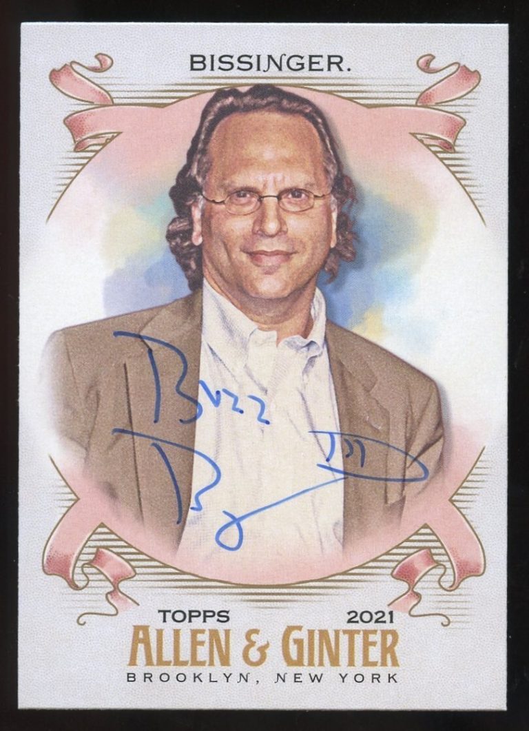 Buzz Bissinger #262 signed autograph auto 2021 Topps Allen & Ginter's Card