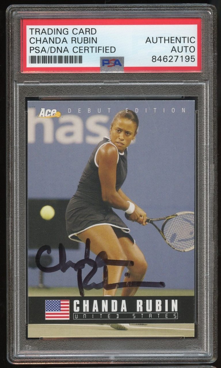 Chanda Rubin #10 signed autograph auto 2005 Debut Edition Card PSA Slabbed