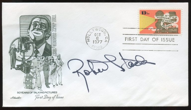 Robert Stack d2003 signed autograph auto American Actor in The Untouchables FDC