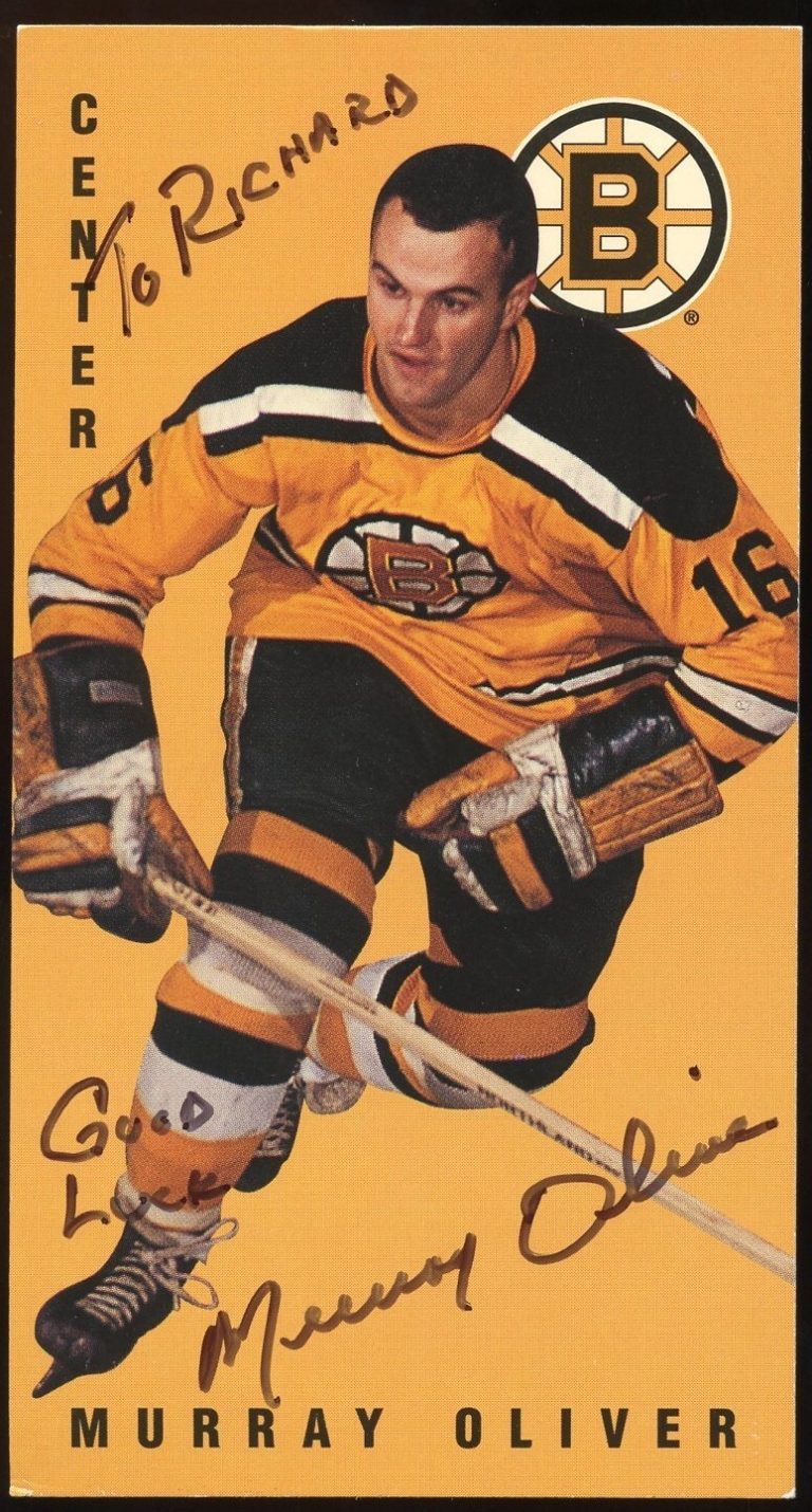 Murray Oliver #2 signed autograph 1994 Parkhurst Card Tall Boy Trading Card