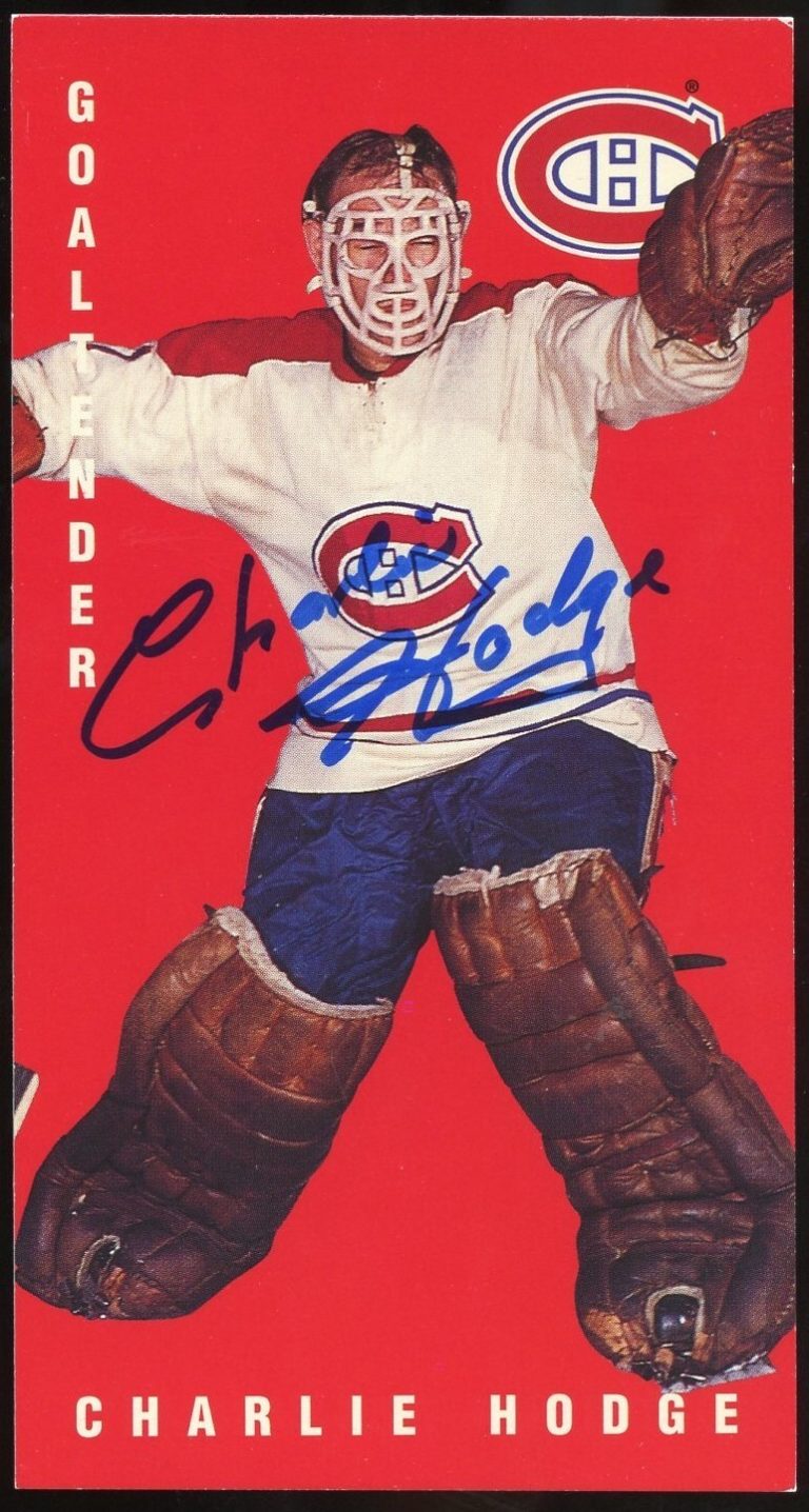 Charlie Hodge #82 signed autograph 1994 Parkhurst Card Tall Boy Trading Card