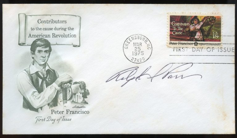 Ralph S. Parr Jr. d2012 signed autograph First Day Cover Korean War ACE USAAF