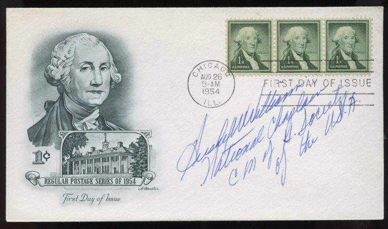 Herschel Williams d2022 signed autograph FDC Medal of Honor Recipient USMC WWII