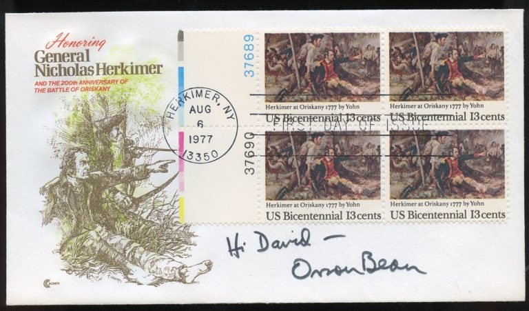 Orson Bean d2020 signed autograph auto Actor The Tonight Show Postal Cover FDC