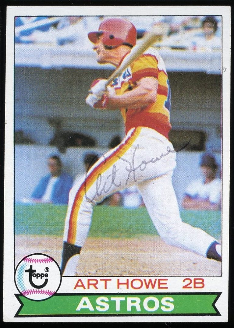 Art Howe #327 signed autograph auto 1979 Topps Baseball Trading Card